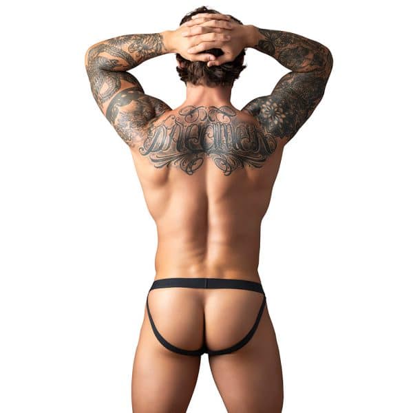 Male Power Open Ended Jock Open Black L/XL - Image 4