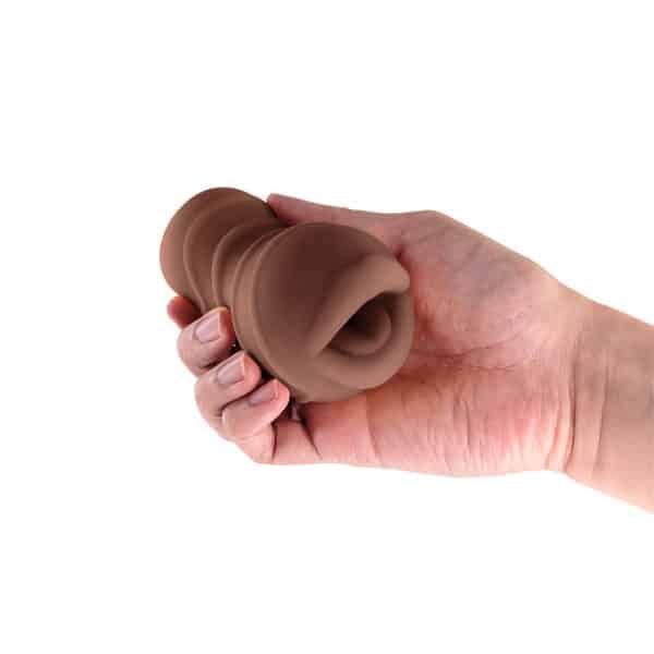 Pocket Pals Mouth Stroker Brown - Image 3