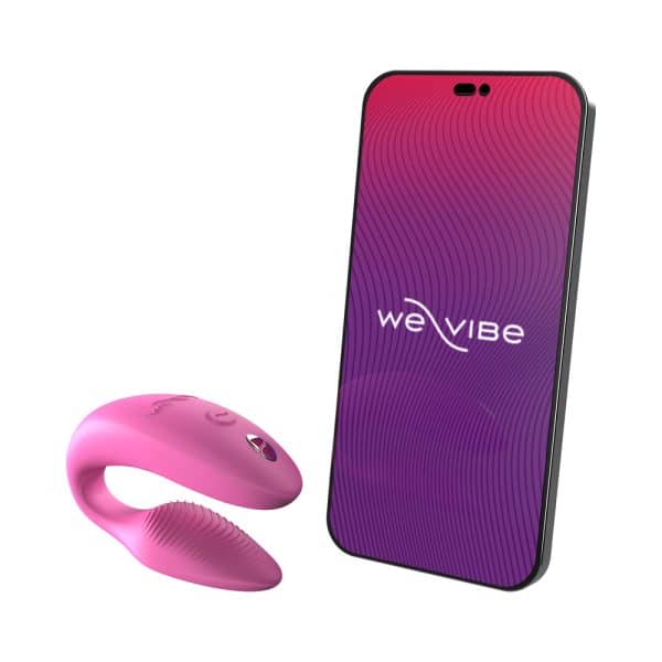 We-Vibe Sync 2 Rechargeable Remote Control Couples Vibrator Rose - Image 9