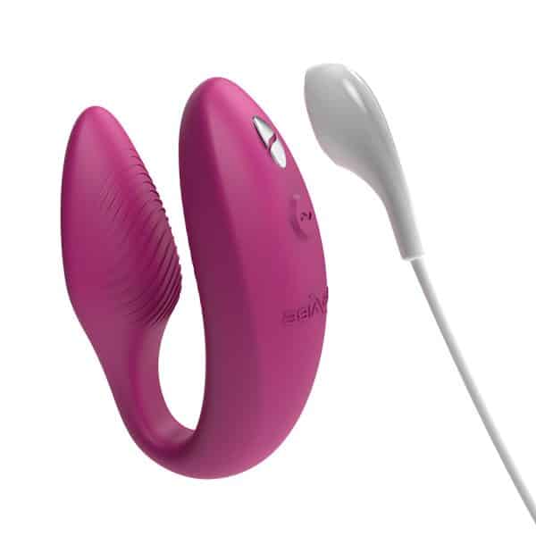 We-Vibe Sync 2 Rechargeable Remote Control Couples Vibrator Rose - Image 10