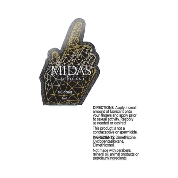 Midas Silicone Lube 3 ml Pouch - Image 2