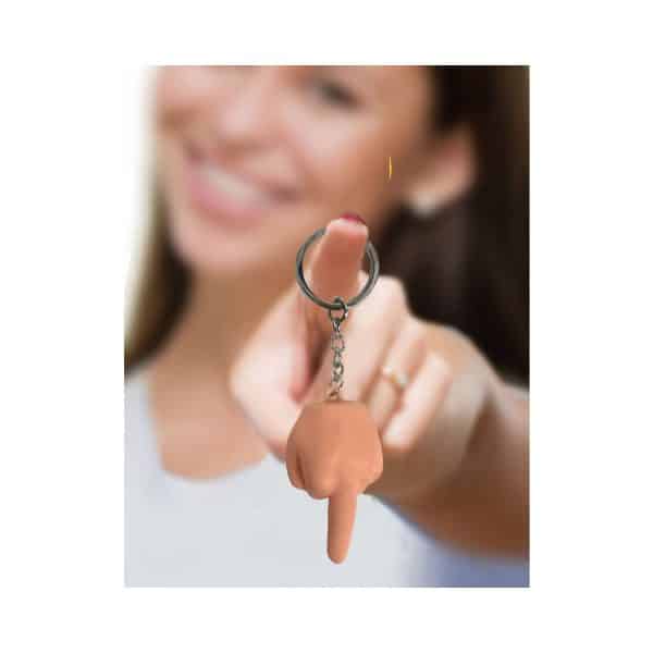 Last Fuck Squishy F-U Finger Key Chain - Image 2