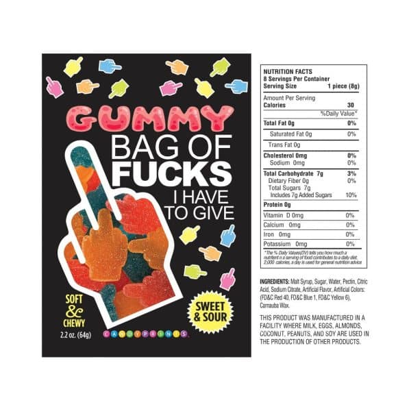Bag of Fucks I Have To Give Sour Gummies - Image 4