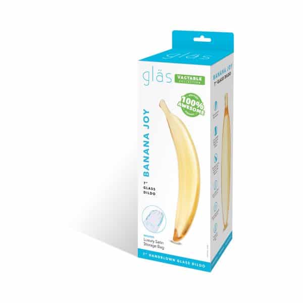 Glas Banana Joy 7 in. Glass Dildo - Image 8