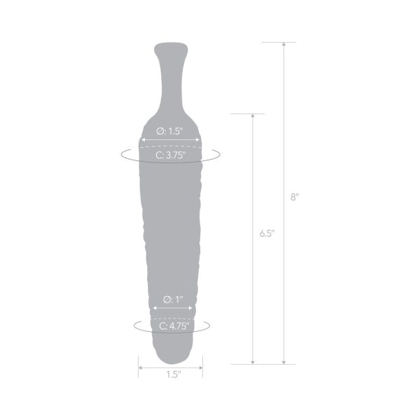 Glas Cornstar 8 in. Glass Dildo - Image 6