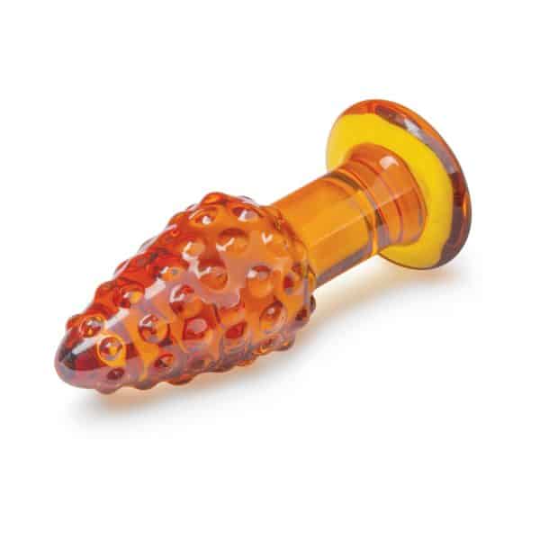 Glas Cornstar 4 in. Glass Butt Plug - Image 3