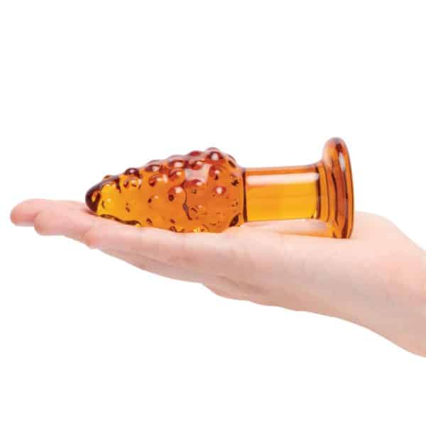 Glas Cornstar 4 in. Glass Butt Plug - Image 5