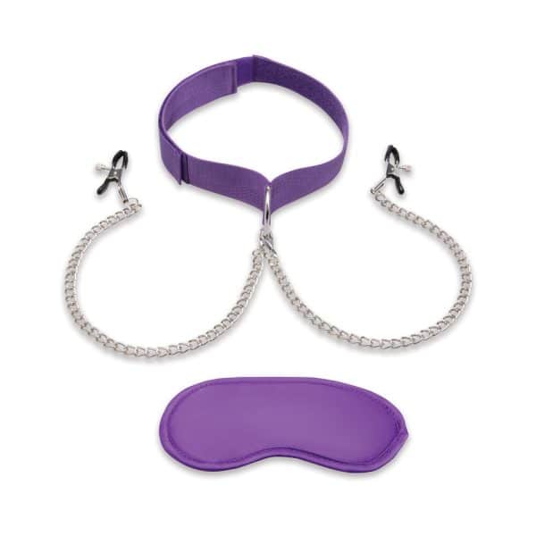 Lux Fetish Collar & Nipple Clamps - Image 4