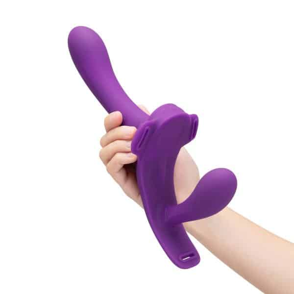 Together Lock-In Dual-Ended Vibrating Strap-on & Harness Set - Image 10