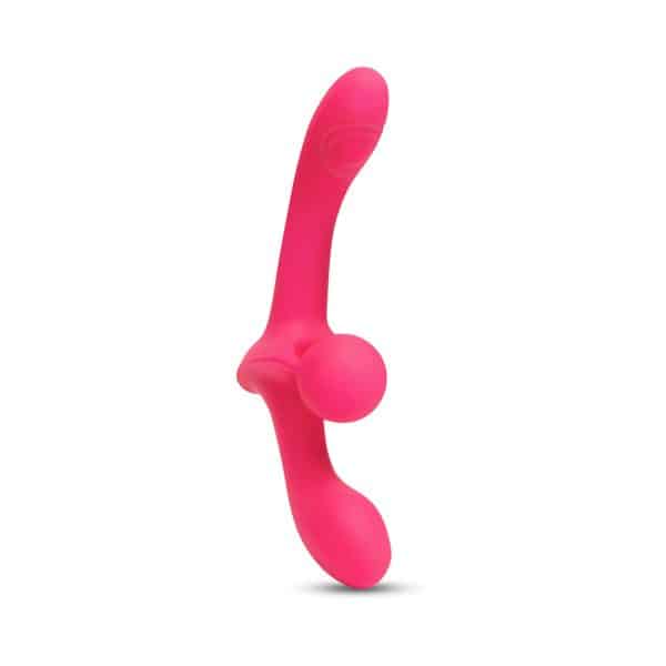Together Double Tap Dual-Ended Vibrating Strapless Strap-on - Image 2