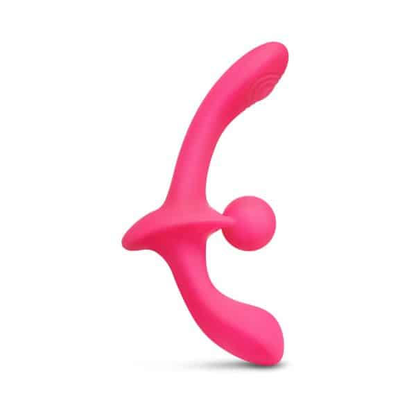 Together Double Tap Dual-Ended Vibrating Strapless Strap-on - Image 3