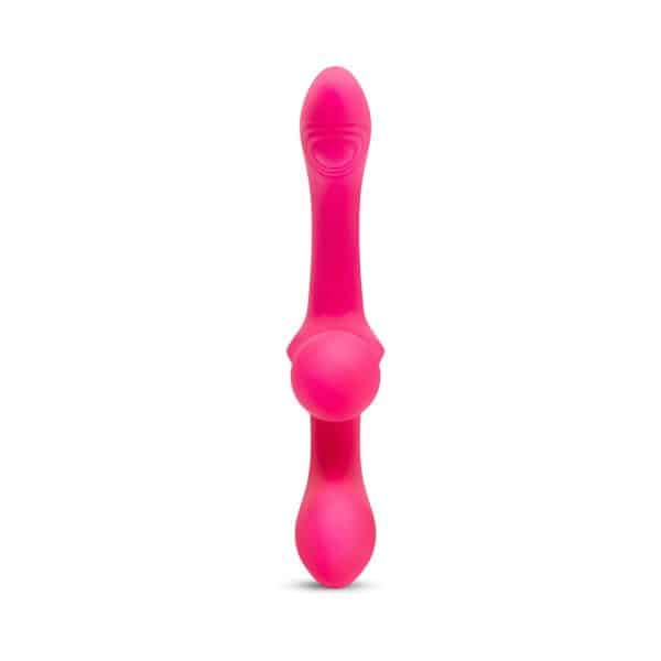 Together Double Tap Dual-Ended Vibrating Strapless Strap-on - Image 4