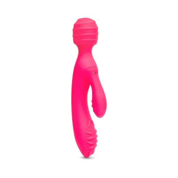 Together Tri Delight Dual-Ended Triple Stim Wand & Rabbit Vibrator - Image 2