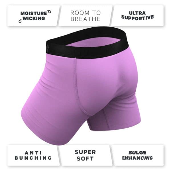 Shinesty The Double Entendre Eggplant Ball Hammock Pouch Underwear with Fly XL - Image 5