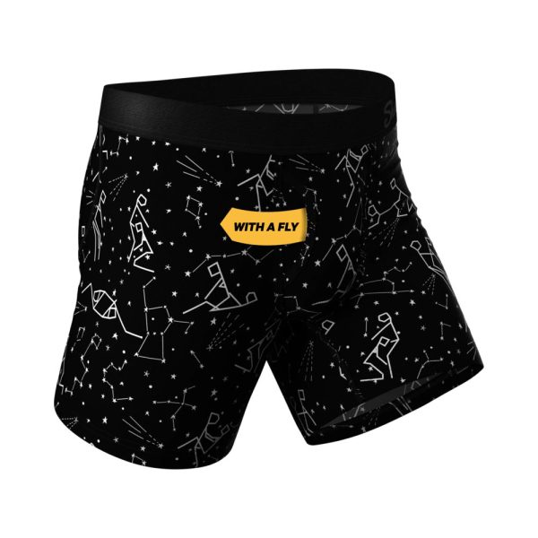 Shinesty The Big Bang Glow-in-the-Dark Constellation Ball Hammock Pouch Underwear with Fly XS - Image 2