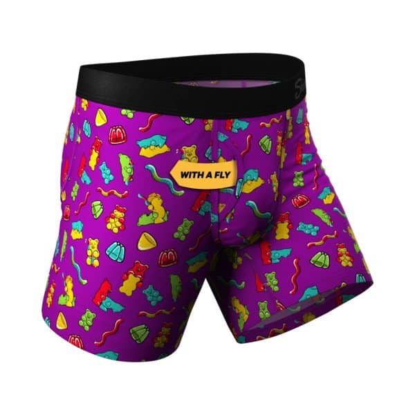 Shinesty The Naughty Bears Gummy Bear Ball Hammock Pouch Underwear with Fly L - Image 2
