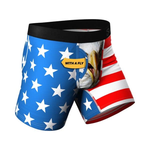 Shinesty The Mascot American Flag Ball Hammock Pouch Underwear with Fly 2XL - Image 2