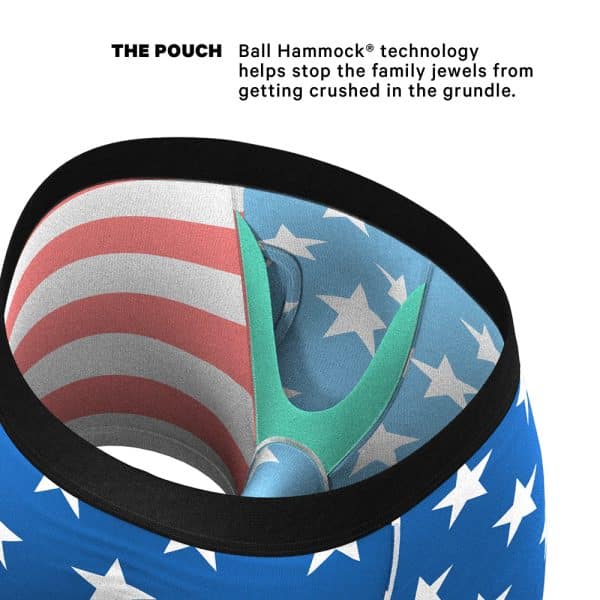 Shinesty The Mascot American Flag Ball Hammock Pouch Underwear with Fly 2XL - Image 4