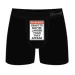Shinesty The Rear View Size Warning Ball Hammock Pouch Underwear S