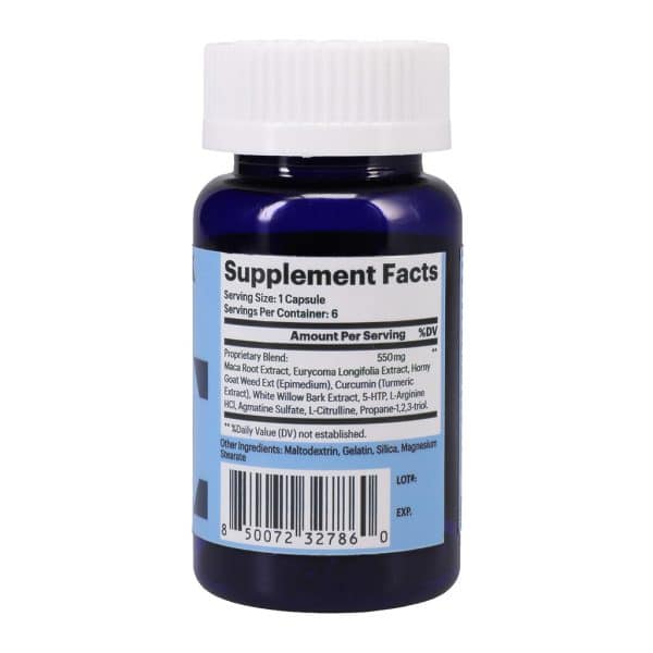 Rhino Blue Special Edition 6K Bottled Capsules 6ct - Image 2