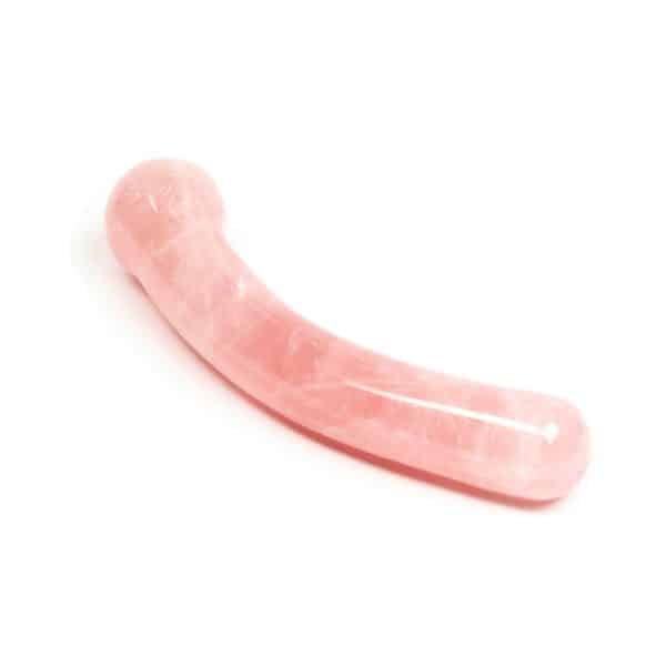Chakrubs Heart Curve Rose Quartz Wand - Image 3