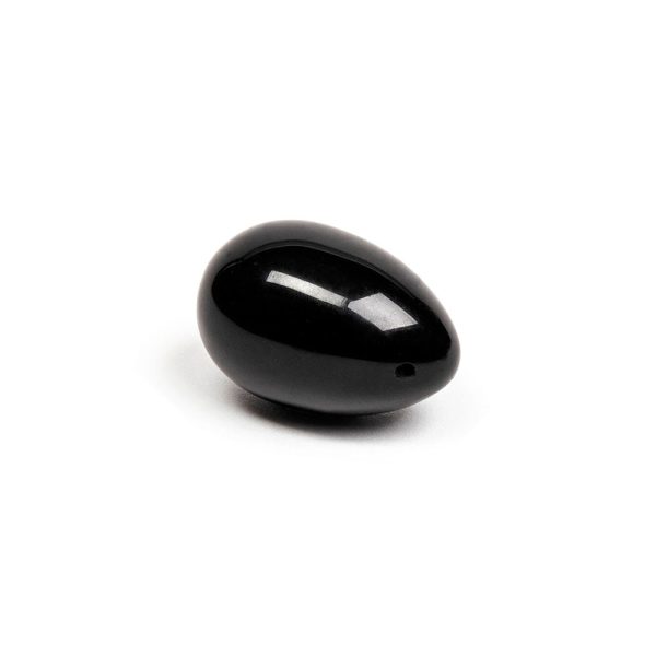 Chakrubs Xaga Yoni Egg Obsidian (drilled) - Image 2