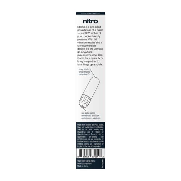 VeDO Nitro Rechargeable Bullet Vibe Black - Image 6