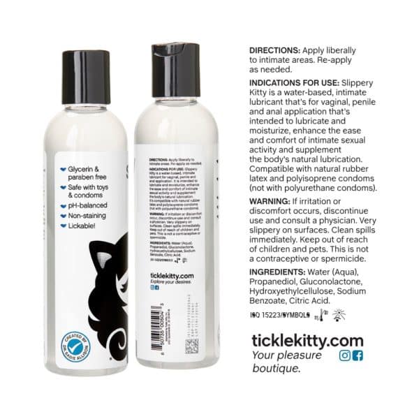 Slippery Kitty Water-Based Lubricant 4 oz. - Image 2