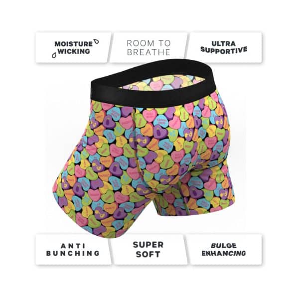 Shinesty The Candy Crush Candy Hearts Ball Hammock Pouch Underwear with Fly M - Image 5