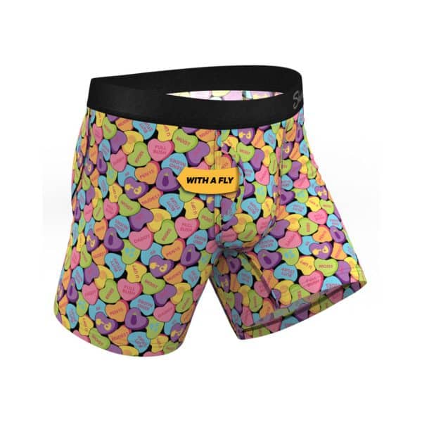 Shinesty The Candy Crush Candy Hearts Ball Hammock Pouch Underwear with Fly 2XL - Image 2