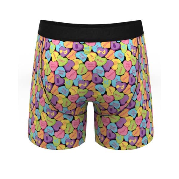 Shinesty The Candy Crush Candy Hearts Ball Hammock Pouch Underwear with Fly 2XL - Image 3