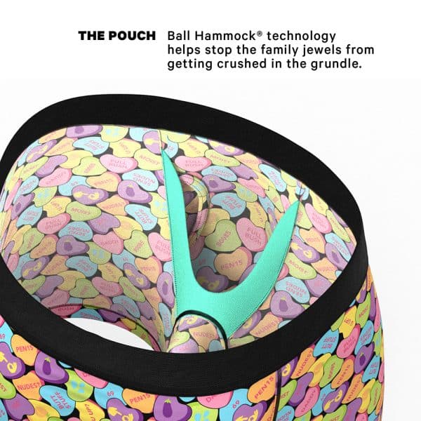 Shinesty The Candy Crush Candy Hearts Ball Hammock Pouch Underwear with Fly 2XL - Image 4