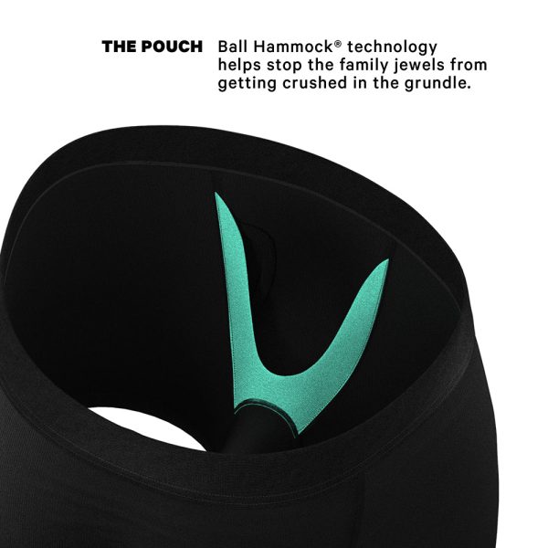 Shinesty The 009 Black Tuxedo Ball Hammock Pouch Underwear with Fly XL - Image 4