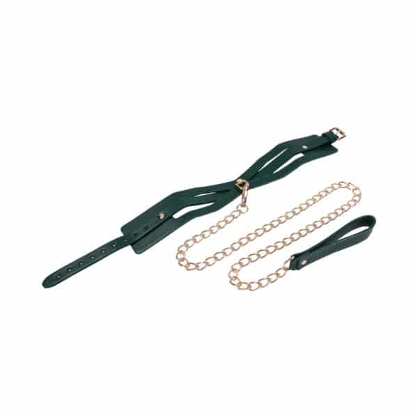 Sportsheets Sex & Mischief Indica Cutout Collar and Leash - Image 4