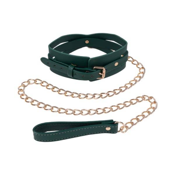 Sportsheets Sex & Mischief Indica Cutout Collar and Leash - Image 7