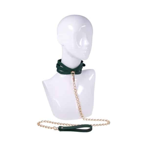 Sportsheets Sex & Mischief Indica Cutout Collar and Leash - Image 9