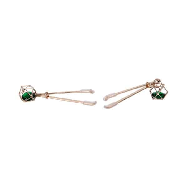 Sportsheets Sex & Mischief Indica Crystal Nipple Clips - Image 6