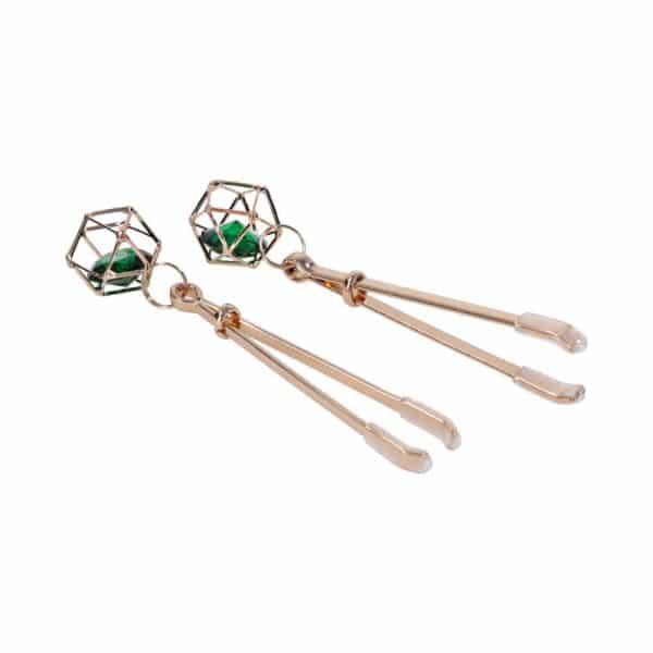 Sportsheets Sex & Mischief Indica Crystal Nipple Clips - Image 7