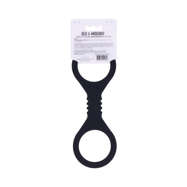 Sportsheets Sex & Mischief Shadow Small Silicone Cuffs - Image 10