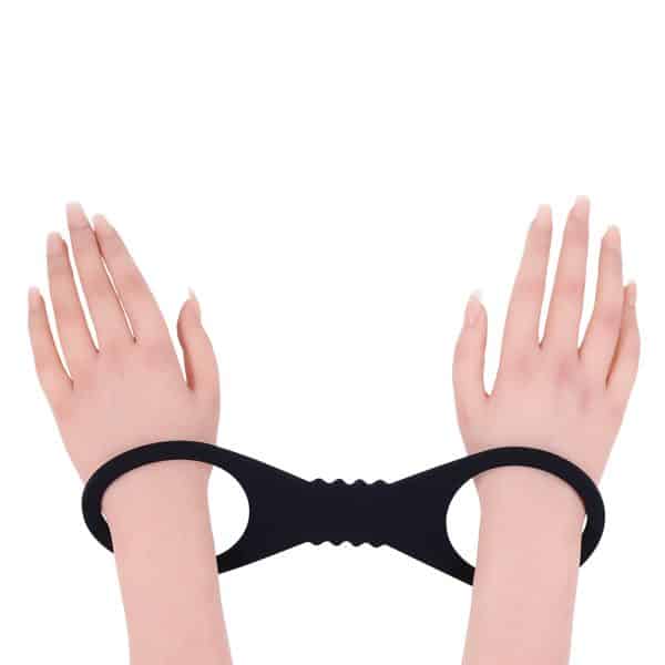 Sportsheets Sex & Mischief Shadow Large Silicone Cuffs - Image 7
