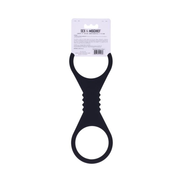 Sportsheets Sex & Mischief Shadow Large Silicone Cuffs - Image 9