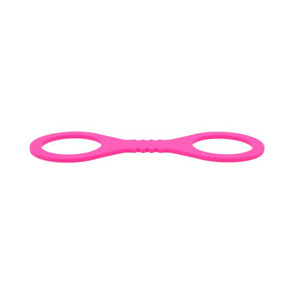 Sportsheets Sex & Mischief Small Hot Pink Silicone Cuffs - Image 3