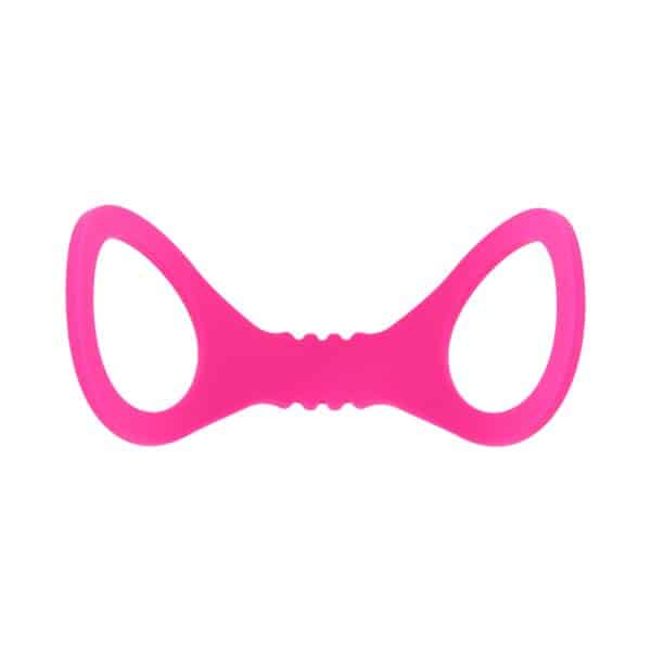 Sportsheets Sex & Mischief Small Hot Pink Silicone Cuffs - Image 5
