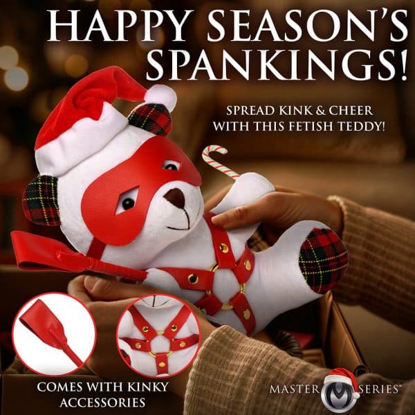 Master Series Holiday Bondage Bear White - Image 6