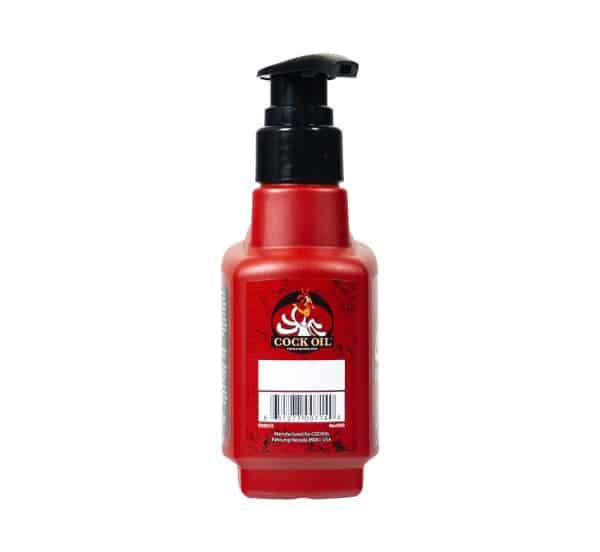 Cock Oil Water-Based Lubricant Plastic Bottle with Pump Top 10 oz. - Image 2