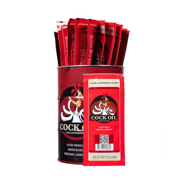 Cock Oil Branded Collector''s Edition Drum with 25 Foil Packets - Image 2