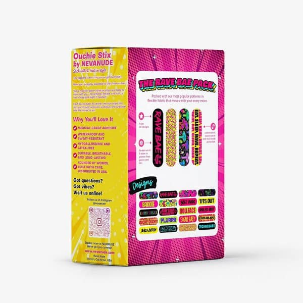 Ouchie Stix by Neva Nude Plur Vibes Bandages 40-Pack - Image 3
