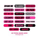 Ouchie Stix by Neva Nude Naughty Naughty XXX Bandages 40-Pack