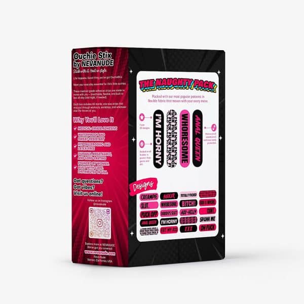 Ouchie Stix by Neva Nude Naughty Naughty XXX Bandages 40-Pack - Image 3
