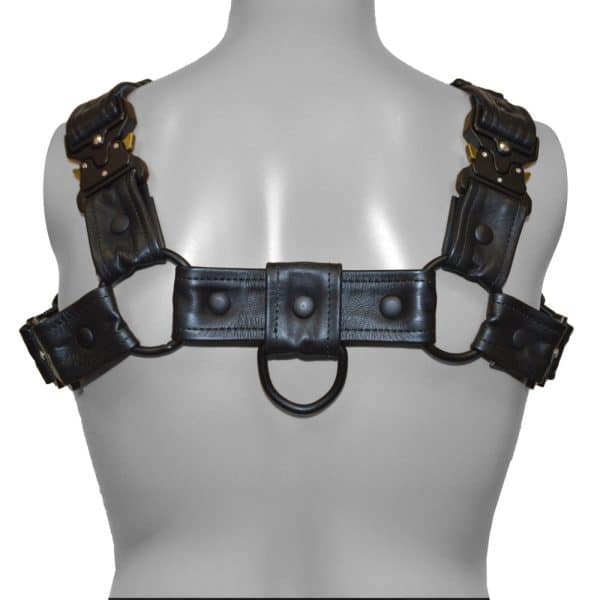 Prowler RED Bull Harness Black with Metal Fittings L - Image 6